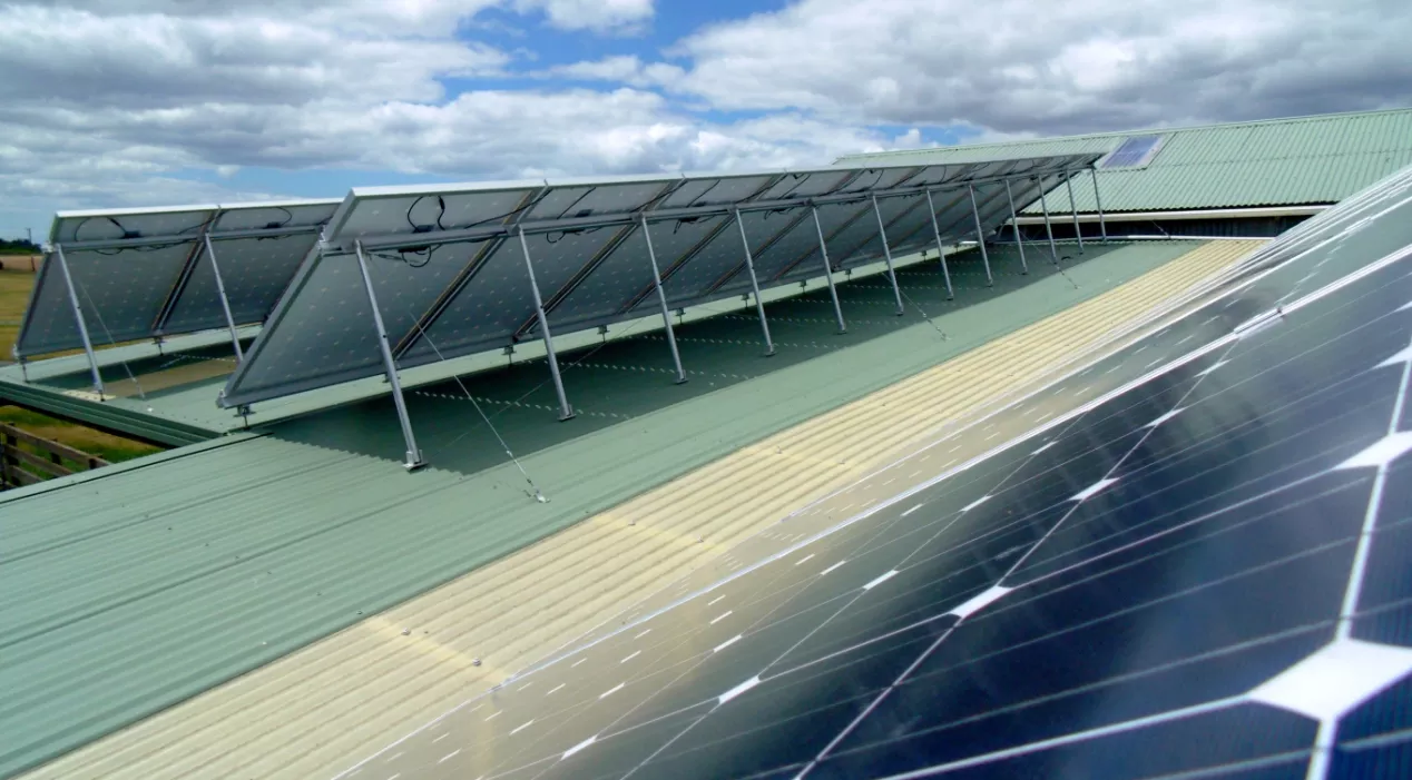 New solar system project installation