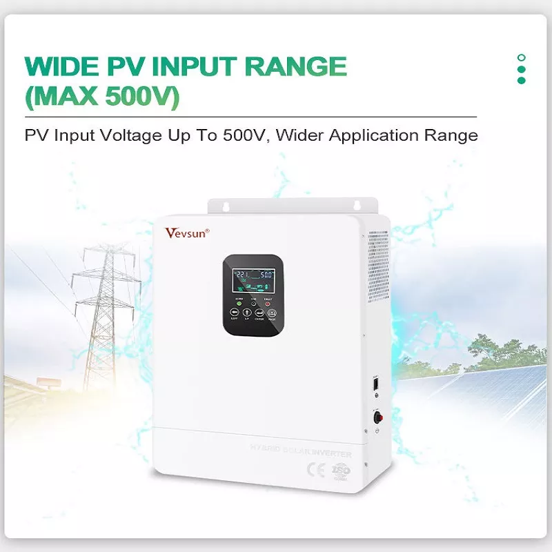 HP PRO-T Series: 1KW to 8KW Solar off Grid Hybrid Inverter