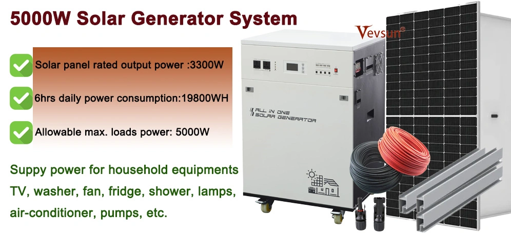 5000W ESS Solar Generator
