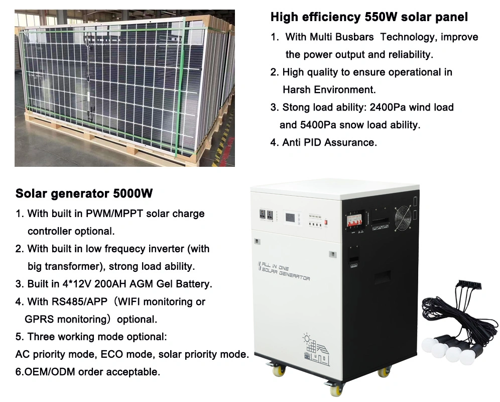 5000W ESS Solar Generator