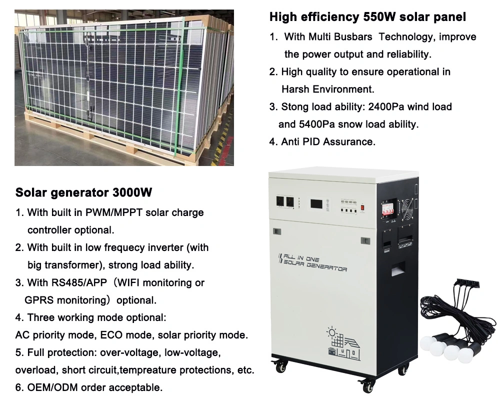 3000W ESS Solar Generator
