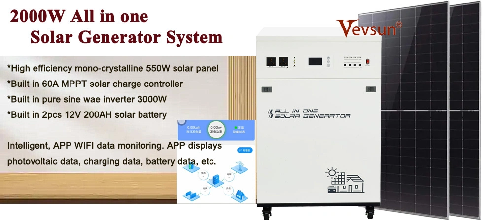 2000W ESS Solar Generator
