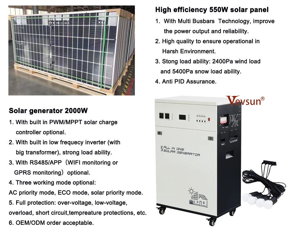 2000W ESS Solar Generator