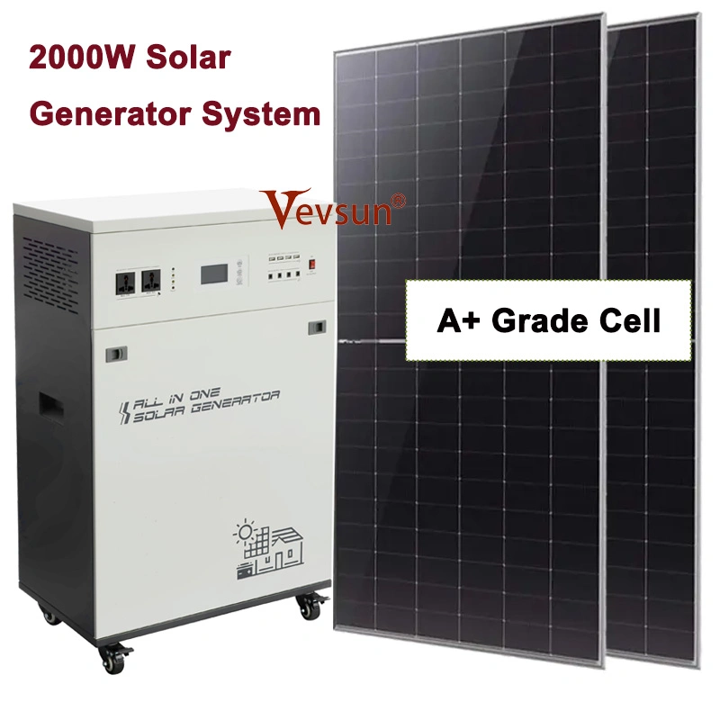 Smart Power Saving ESS 2000W Solar System Generator Factory