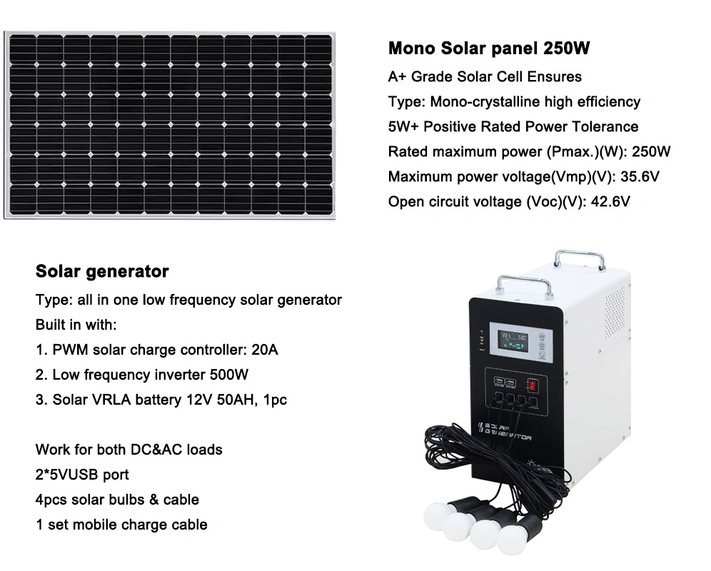 500W ESS Solar Generator