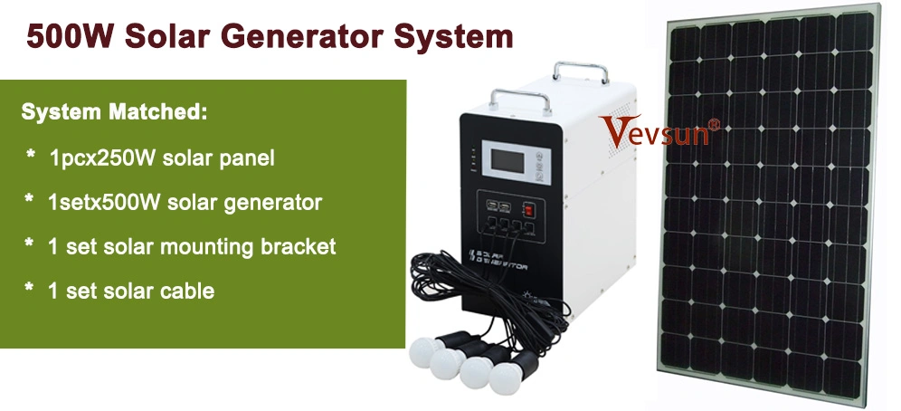 500W ESS Solar Generator