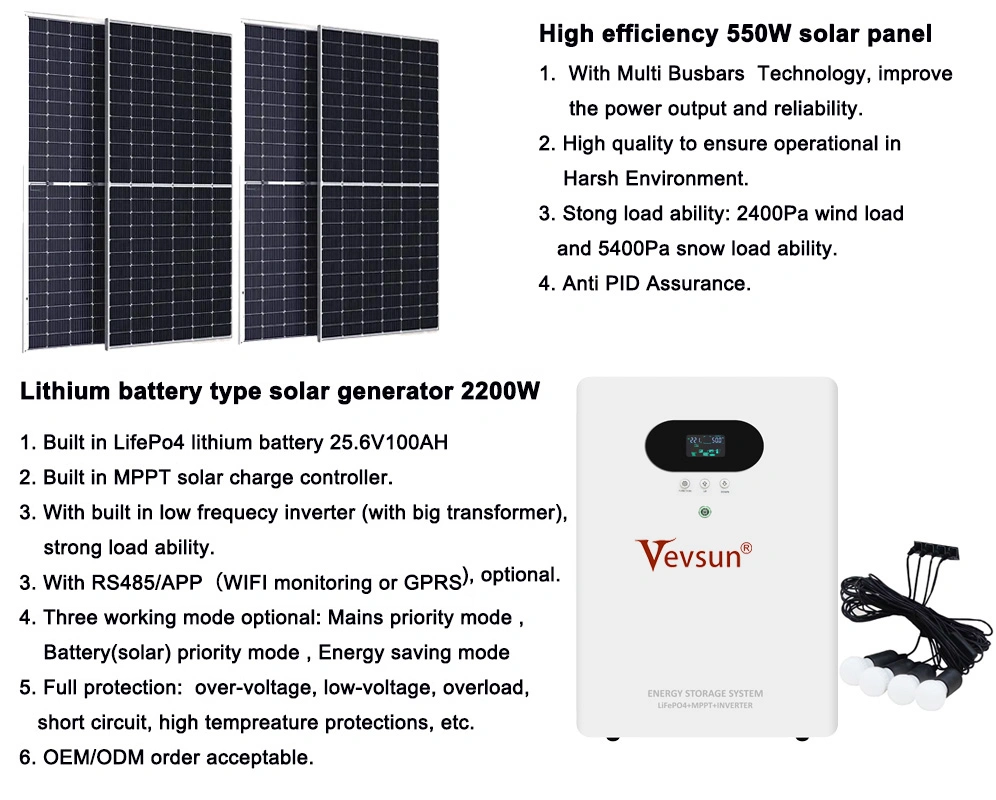 2200w ESS Li Solar Generator