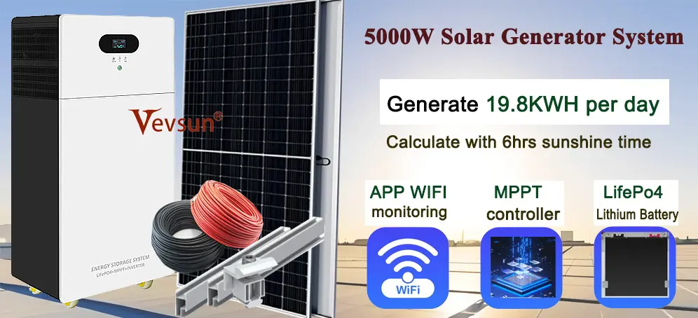 5000w ESS Li Solar Generator