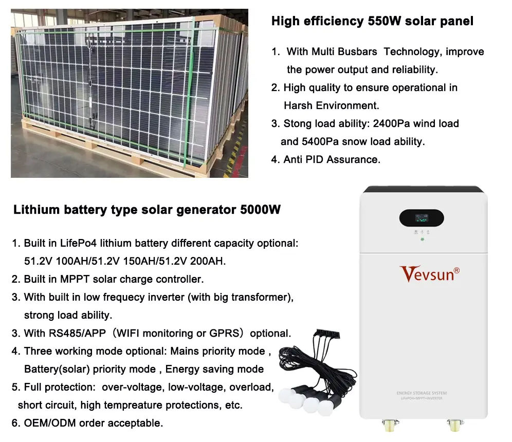 5000w ESS Li Solar Generator