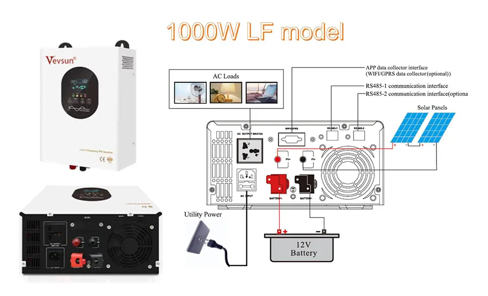 solar off grid hybrid inverter