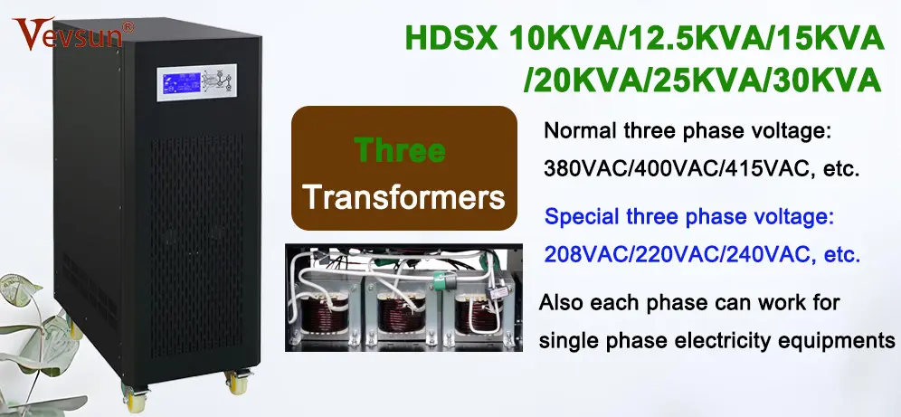 HDSX Three Phase Inverter Charger (10KVA-30KVA)