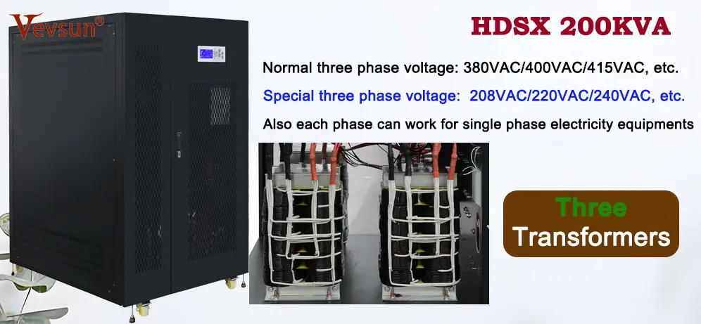 HDSX Three Phase Inverter Charger (190KVA-200KVA)