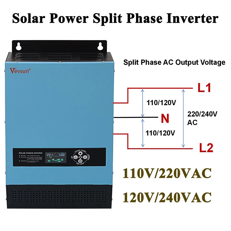 Split Phase 1KW to 6KW Solar off Grid Power Inverter