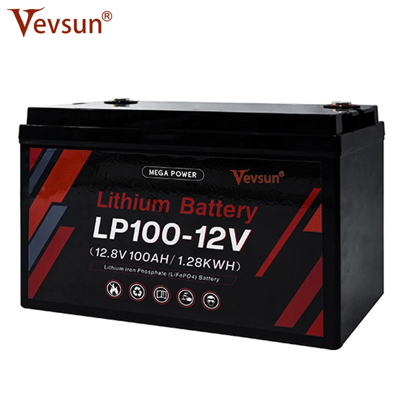 12v Lithium Battery Rechargeable Solar Battery Factory OEM Supplier