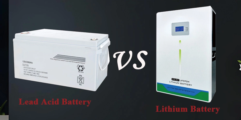 Lead acid battery vs lithium battery